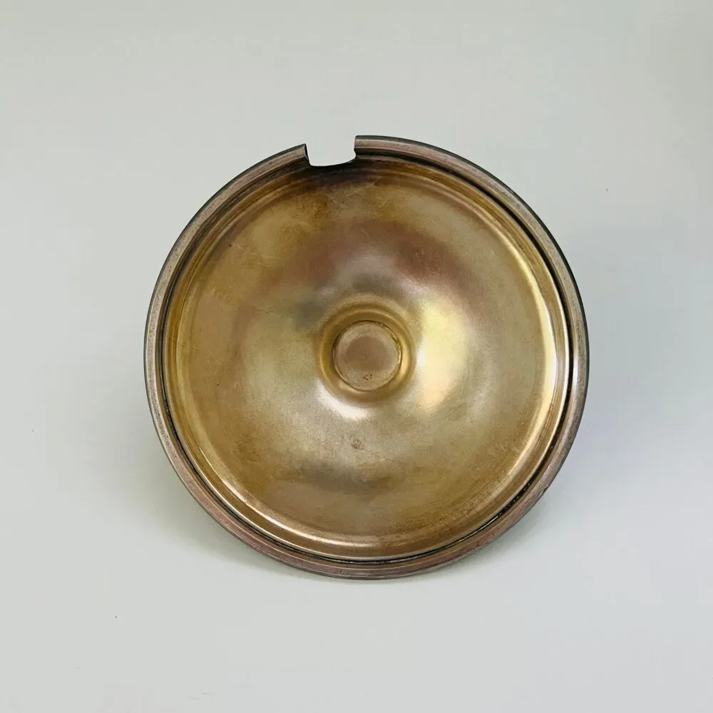 Victorian Silver Plated Ornate Grape & Vine Sugar Serving Bowl With Lid